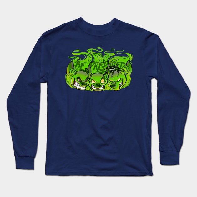 Be prepared Green version Long Sleeve T-Shirt by Cromanart